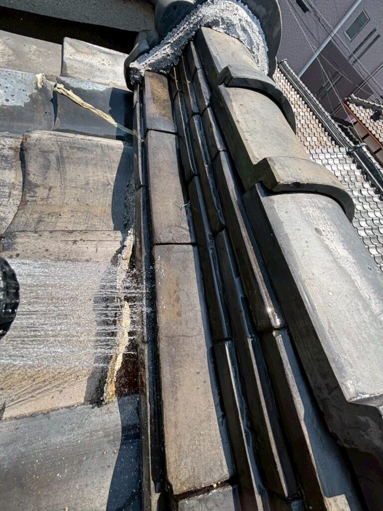 散水検査の様子